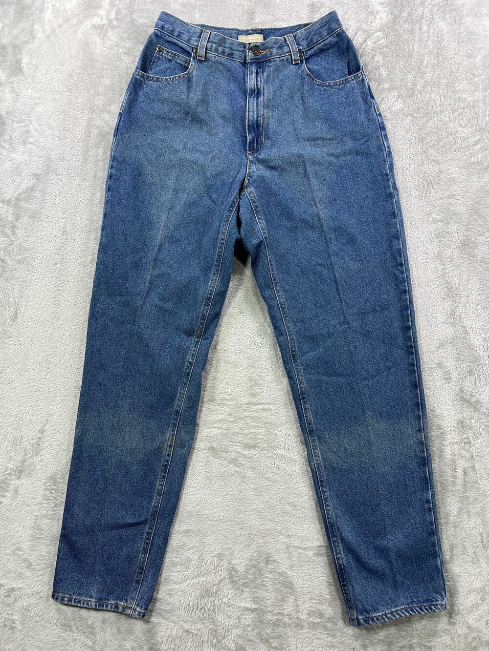 Vintage Straight Leg Liz Claiborne Jeans Size 8 High Rise Denim Western Indie